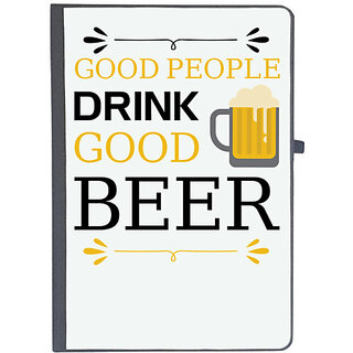 UDNAG Ruled Notebook Diary 'Beer | Good People Drink', [A5 80Pages 80GSM]