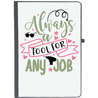UDNAG Ruled Notebook Diary 'Tool | Always a tool for any job,', [A5 80Pages 80GSM]
