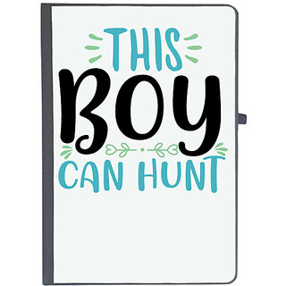UDNAG Ruled Notebook Diary 'Hunter | this boy can huntt', [A5 80Pages 80GSM]