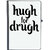UDNAG Ruled Notebook Diary 'Hug | hugh for drugh', [A5 80Pages 80GSM]