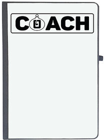 UDNAG Ruled Notebook Diary '| coach-a', [A5 80Pages 80GSM]