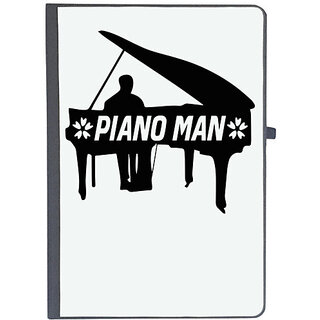 UDNAG Ruled Notebook Diary 'Piano | piano man', [A5 80Pages 80GSM]