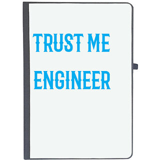 UDNAG Ruled Notebook Diary 'Engineer | Trust Me I am Engineer Design', [A5 80Pages 80GSM]