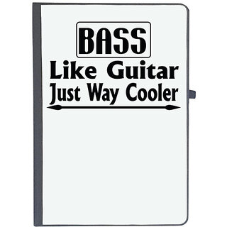 UDNAG Ruled Notebook Diary 'Guitar | bass like guiter', [A5 80Pages 80GSM]