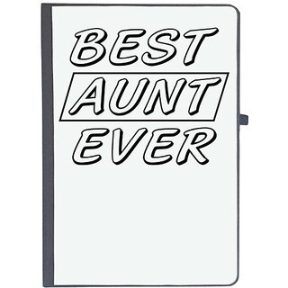 UDNAG Ruled Notebook Diary 'Aunty | best aunt ever', [A5 80Pages 80GSM]