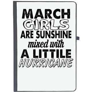 UDNAG Ruled Notebook Diary 'Girls | march girls', [A5 80Pages 80GSM]