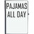 UDNAG Ruled Notebook Diary 'Pajamas | PAJAMAS ALL DAY', [A5 80Pages 80GSM]