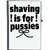 UDNAG Ruled Notebook Diary 'Cat | shaving ! is for ! pussies', [A5 80Pages 80GSM]