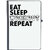 UDNAG Ruled Notebook Diary 'Workout, Gym | eat sleep workout repeat 2', [A5 80Pages 80GSM]