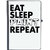 UDNAG Ruled Notebook Diary 'Paint | eat sleep paint repeat 2', [A5 80Pages 80GSM]