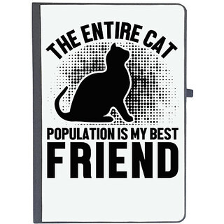 UDNAG Ruled Notebook Diary 'Cat friend | The entire cat', [A5 80Pages 80GSM]