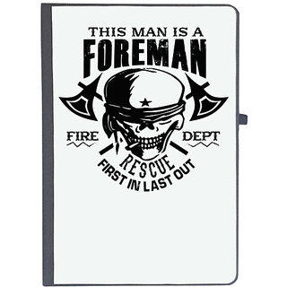 UDNAG Ruled Notebook Diary 'Death | This man is', [A5 80Pages 80GSM]