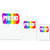 UDNAG Untearable Waterproof Stickers 155GSM 'LGBTQ | Proud to be LGBTQ' A4 x 1pc, A5 x 1pc & A6 x 2pc