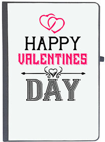 UDNAG Ruled Notebook Diary Valentines Day, happy valentine day (A5 80Pages 80GSM)