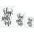 UDNAG Untearable Waterproof Stickers 155GSM 'Stay with me' A4 x 1pc, A5 x 1pc & A6 x 2pc