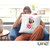 UDNAG White Polyester 'Pug & Doughnut | Pug with Pink Heart Doughnut' Pillow Cover [16 Inch X 16 Inch]