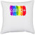 UDNAG White Polyester 'LGBTQ+ | LGBTQ' Pillow Cover [16 Inch X 16 Inch]