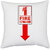 UDNAG White Polyester 'Fire Extinguisher' Pillow Cover [16 Inch X 16 Inch]