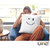 UDNAG White Polyester 'Smiley | emoji' Pillow Cover [16 Inch X 16 Inch]