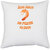 UDNAG White Polyester 'Prawn | Jaan jaaye par prawn na jaaye' Pillow Cover [16 Inch X 16 Inch]