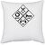 UDNAG White Polyester 'Life cycle | Eat Sleep Game Repeat' Pillow Cover [16 Inch X 16 Inch]