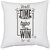 UDNAG White Polyester 'Every time you make a typo the errorists win' Pillow Cover [16 Inch X 16 Inch]