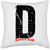 UDNAG White Polyester 'Super Dad | The Super Dad' Pillow Cover [16 Inch X 16 Inch]