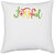 UDNAG White Polyester 'Christmas Santa | joyful2' Pillow Cover [16 Inch X 16 Inch]