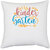 UDNAG White Polyester 'kinder garten' Pillow Cover [16 Inch X 16 Inch]