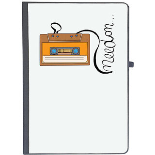 UDNAG Ruled Notebook Diary 'Radio | Meedon', [A5 80Pages 80GSM]