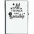 UDNAG Ruled Notebook Diary 'Possible | All things are possible II', [A5 80Pages 80GSM]