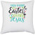UDNAG White Polyester 'Easter | silly rabbit easter is for' Pillow Cover [16 Inch X 16 Inch]