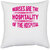 UDNAG White Polyester 'Nurse | Are the Hospitality of the hospital' Pillow Cover [16 Inch X 16 Inch]