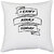 UDNAG White Polyester 'Adult | i can not adult today' Pillow Cover [16 Inch X 16 Inch]