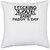 UDNAG White Polyester 'Love | I FECKING LOVE SAINT PADDYS DAY' Pillow Cover [16 Inch X 16 Inch]