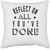 UDNAG White Polyester '| REFLECT ON' Pillow Cover [16 Inch X 16 Inch]