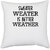 UDNAG White Polyester 'Winter | SWEATER WEATER IS BETTER WEATHER' Pillow Cover [16 Inch X 16 Inch]