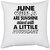 UDNAG White Polyester 'Girls | june girls' Pillow Cover [16 Inch X 16 Inch]