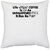 UDNAG White Polyester 'Coffee | life without coffee-a' Pillow Cover [16 Inch X 16 Inch]