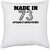 UDNAG White Polyester 'Awesomeness | made in 73 45 years of awesomeness' Pillow Cover [16 Inch X 16 Inch]