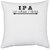 UDNAG White Polyester 'Drink | i p a lot when i drink' Pillow Cover [16 Inch X 16 Inch]
