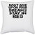 UDNAG White Polyester 'Never Give up | don't give up on' Pillow Cover [16 Inch X 16 Inch]
