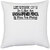 UDNAG White Polyester 'Coffee | life without coffee is like an' Pillow Cover [16 Inch X 16 Inch]