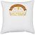 UDNAG White Polyester 'Dentist | A gold tooth is to some blacks' Pillow Cover [16 Inch X 16 Inch]