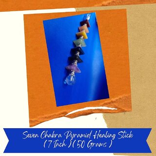 VSP VASTU SAMADHAN - 144 SEVEN CHAKRA PYRAMID HEALING STICK helps to clear  maintain each of the energy centre