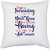 UDNAG White Polyester 'Increasing north Korea having Anti missile | Donalt Trump' Pillow Cover [16 Inch X 16 Inch]