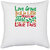 UDNAG White Polyester 'Christmas | love grow best in little houses just like this' Pillow Cover [16 Inch X 16 Inch]