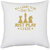 UDNAG White Polyester 'Chess | All I want to do, ever, is just play Chess' Pillow Cover [16 Inch X 16 Inch]