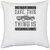 UDNAG White Polyester 'Hot Rod Car | 03 No way. Whoa, Dave, this thing is NUMBER ONE!!' Pillow Cover [16 Inch X 16 Inch]