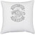UDNAG White Polyester 'Hot Rod Car | What did i just say to Dave' Pillow Cover [16 Inch X 16 Inch]